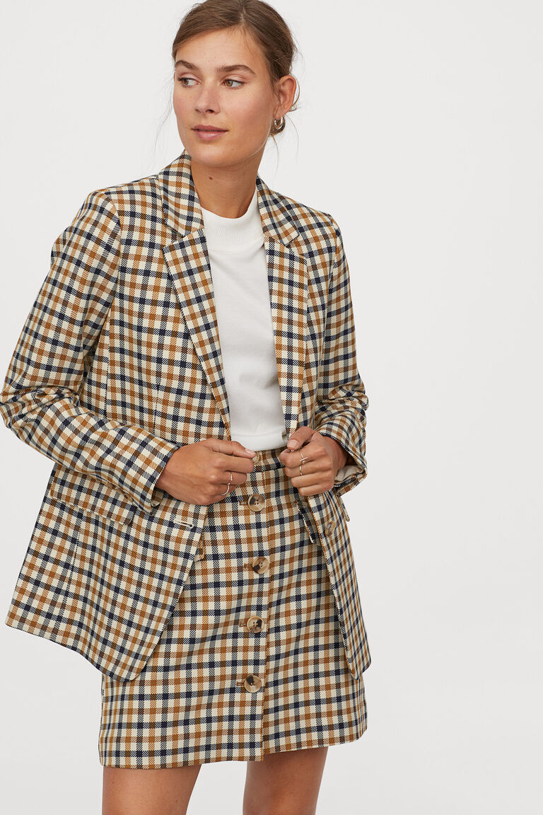 Checkered jacket h&m Clearance