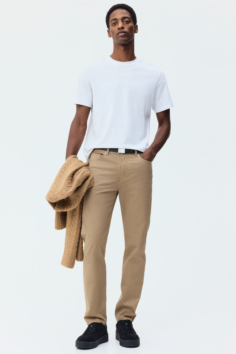 Slim Fit 5-pocket trousers
