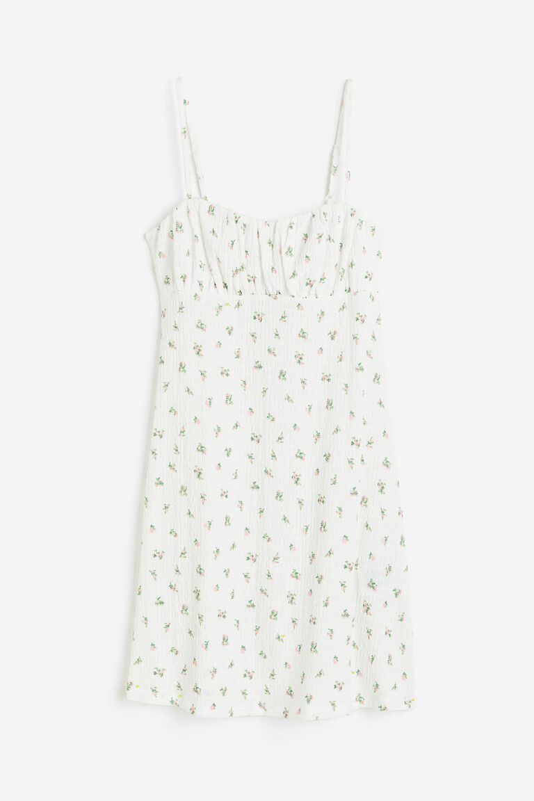 Crinkled jersey dress