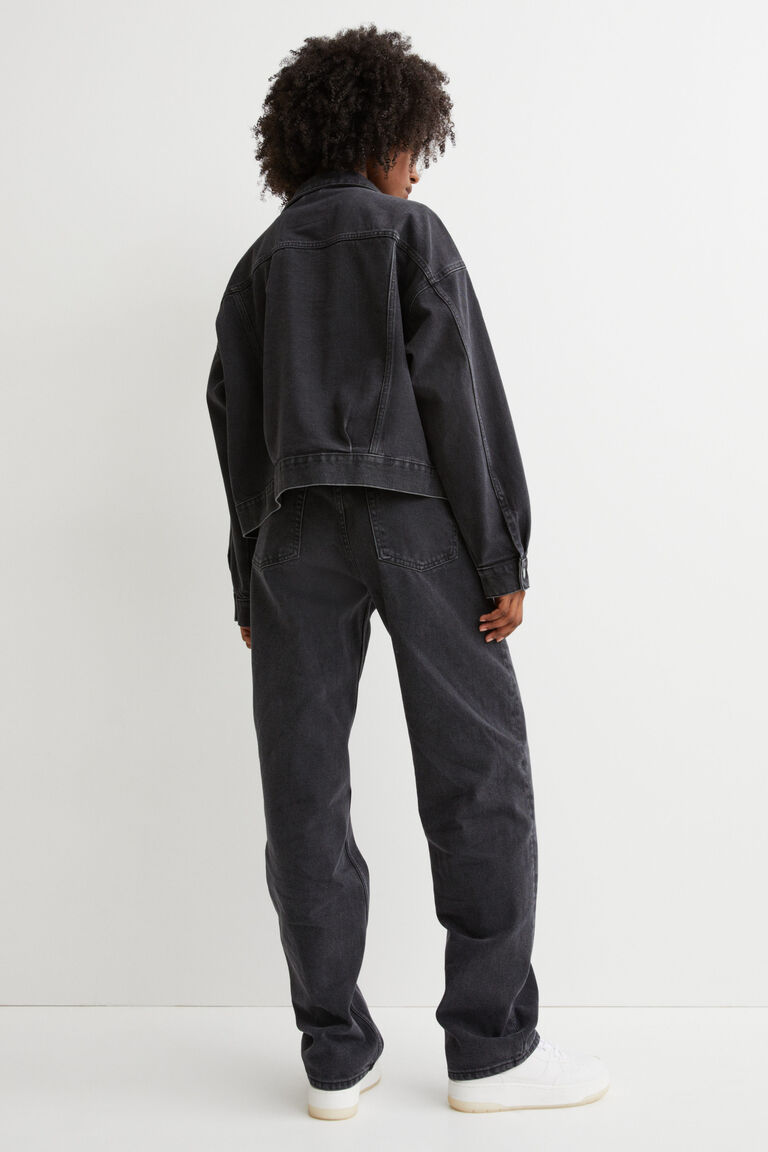 Oversized denim jacket