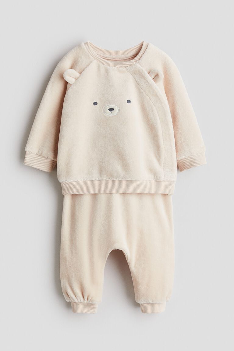 2-piece velour set