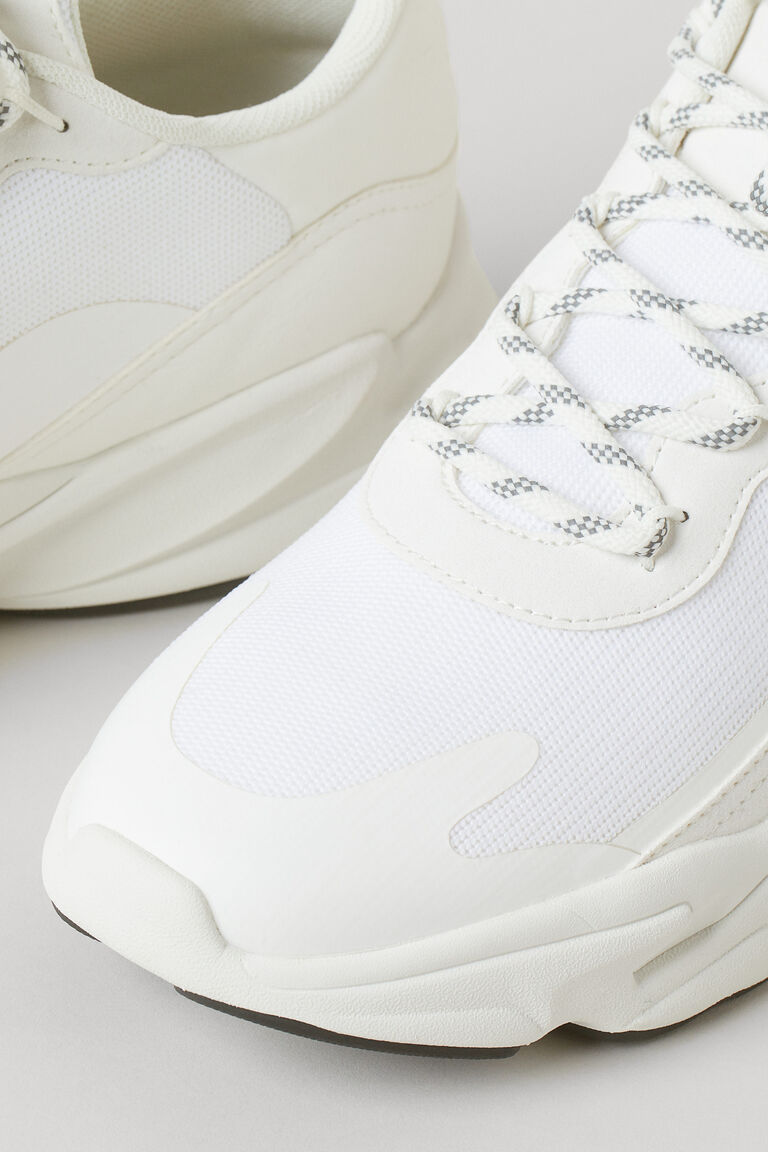 white chunky trainers cheap