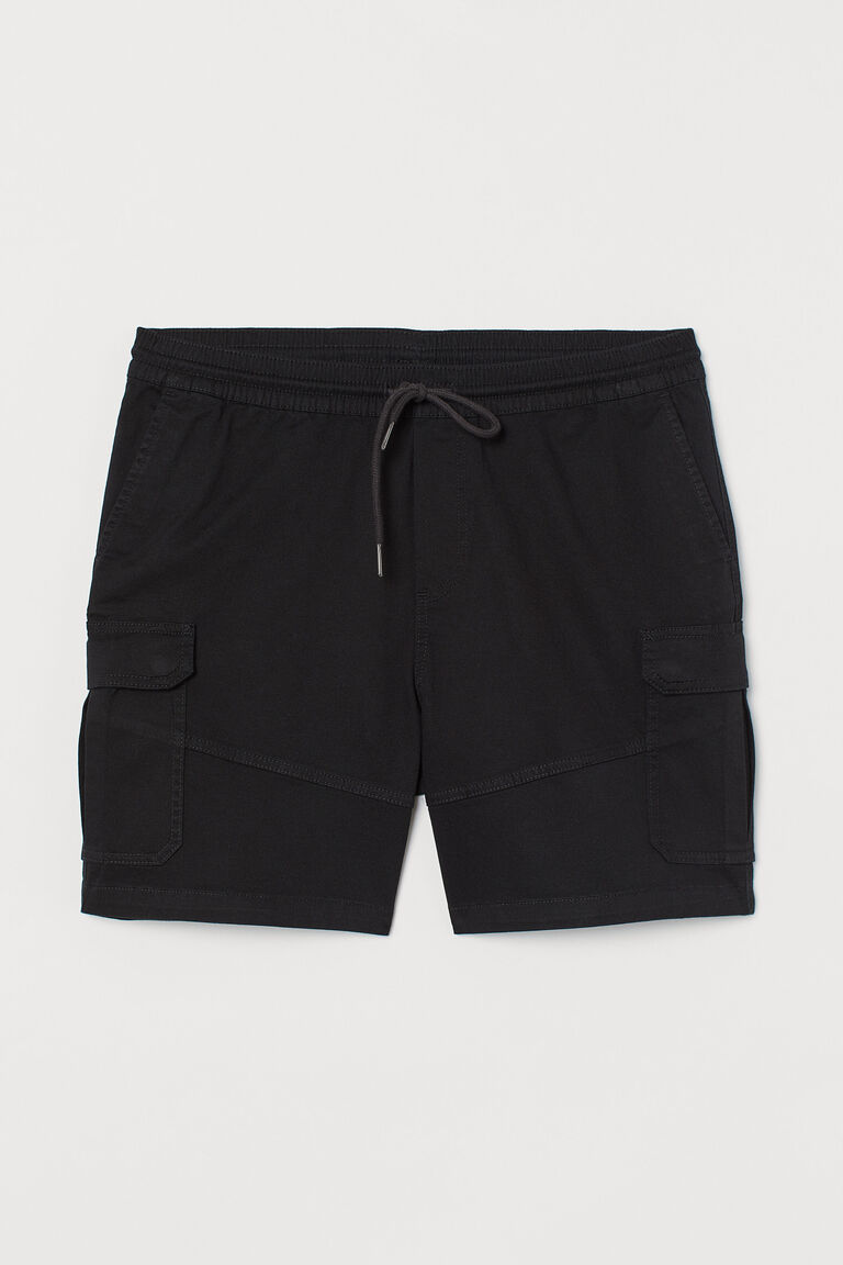 Cotton cargo shorts