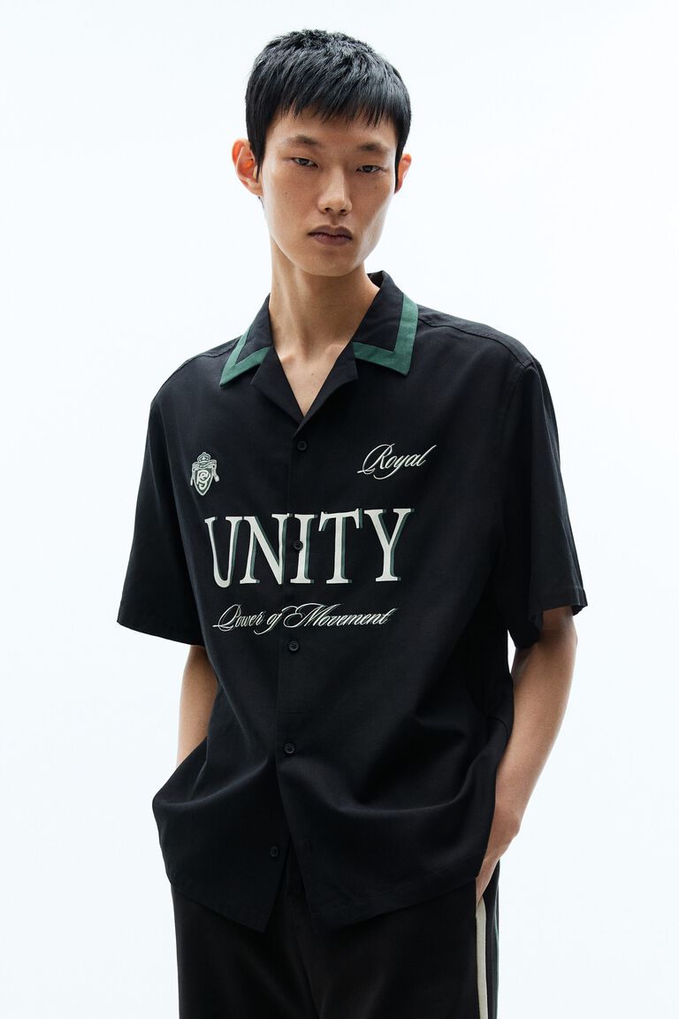 Loose Fit Printed resort shirt