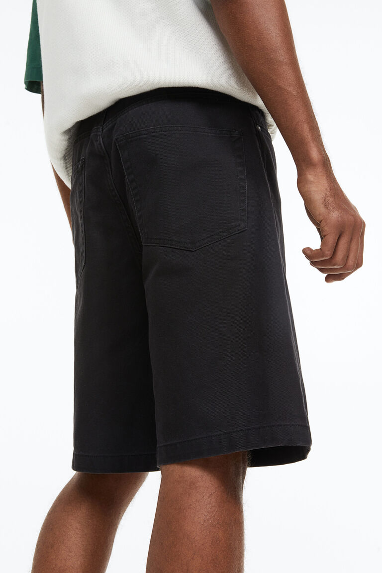 ACEWIN High Waist Roll Hem Denim Shorts (Size S-XL) 300982
