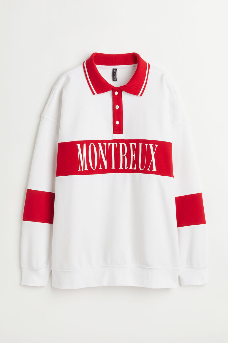 Oversized rugby shirt