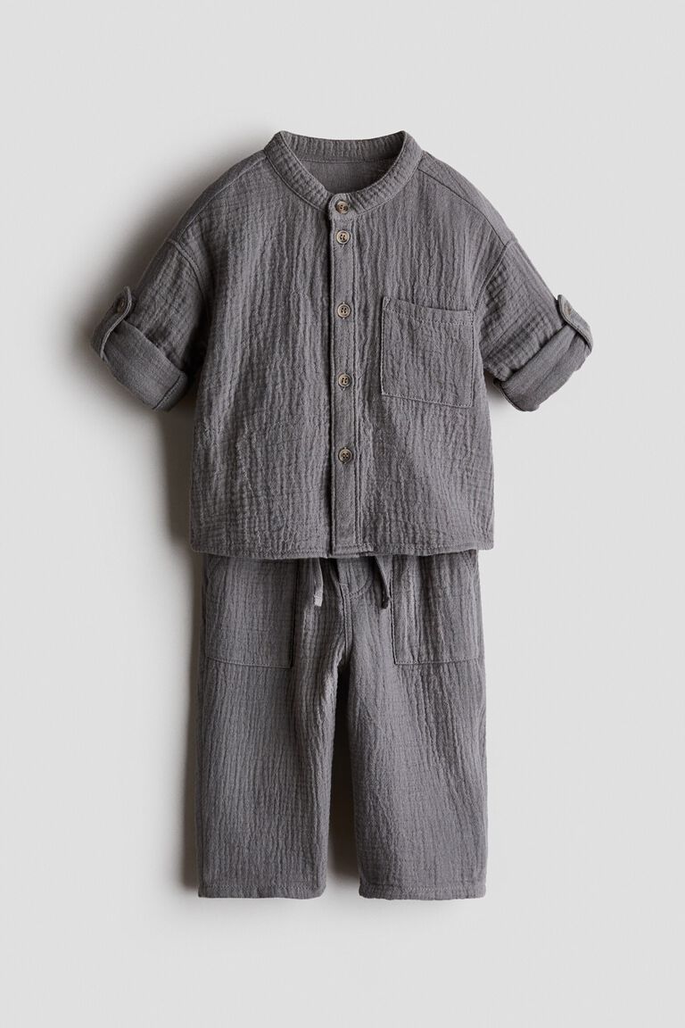 2-piece cotton muslin set