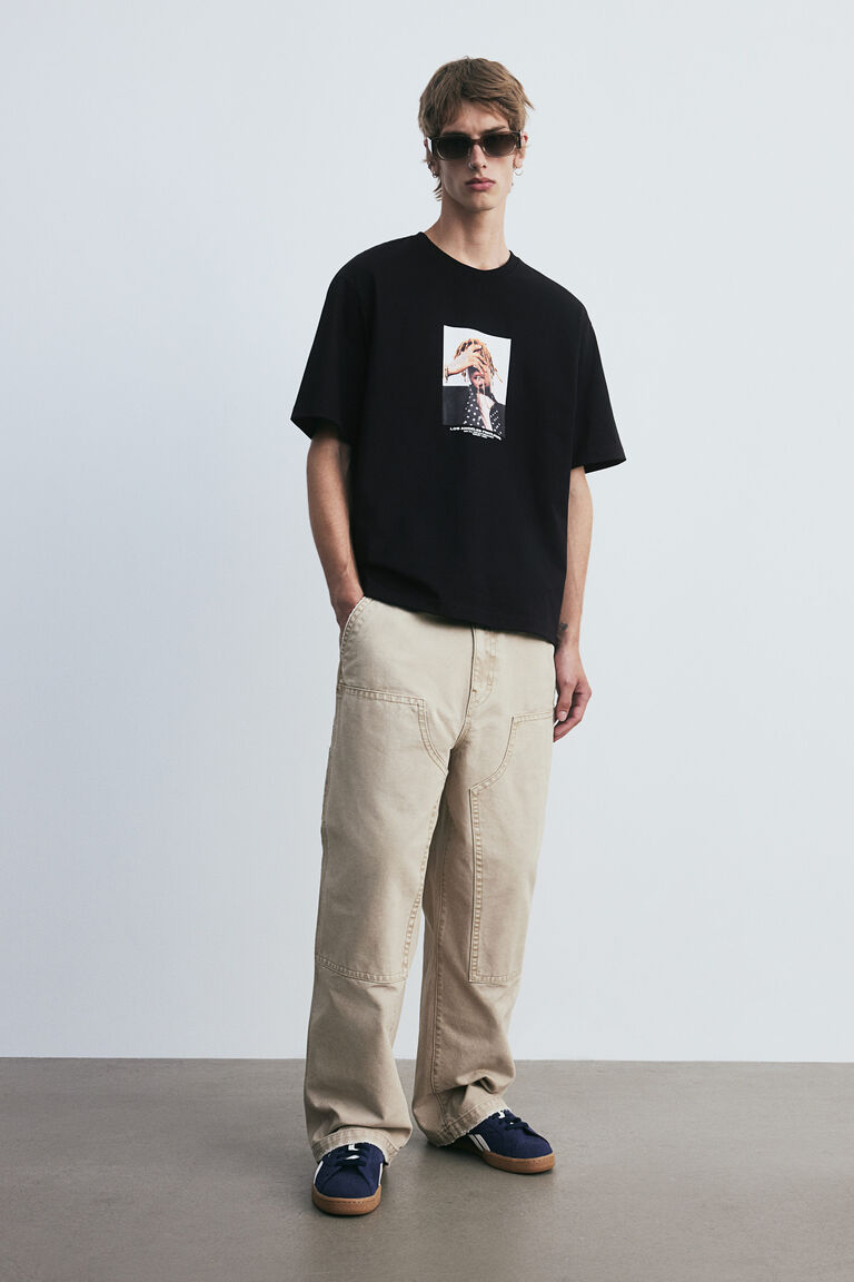 LOOSE FIT ROUND NECK TEE A LITTLE PAST TWILIGHT
