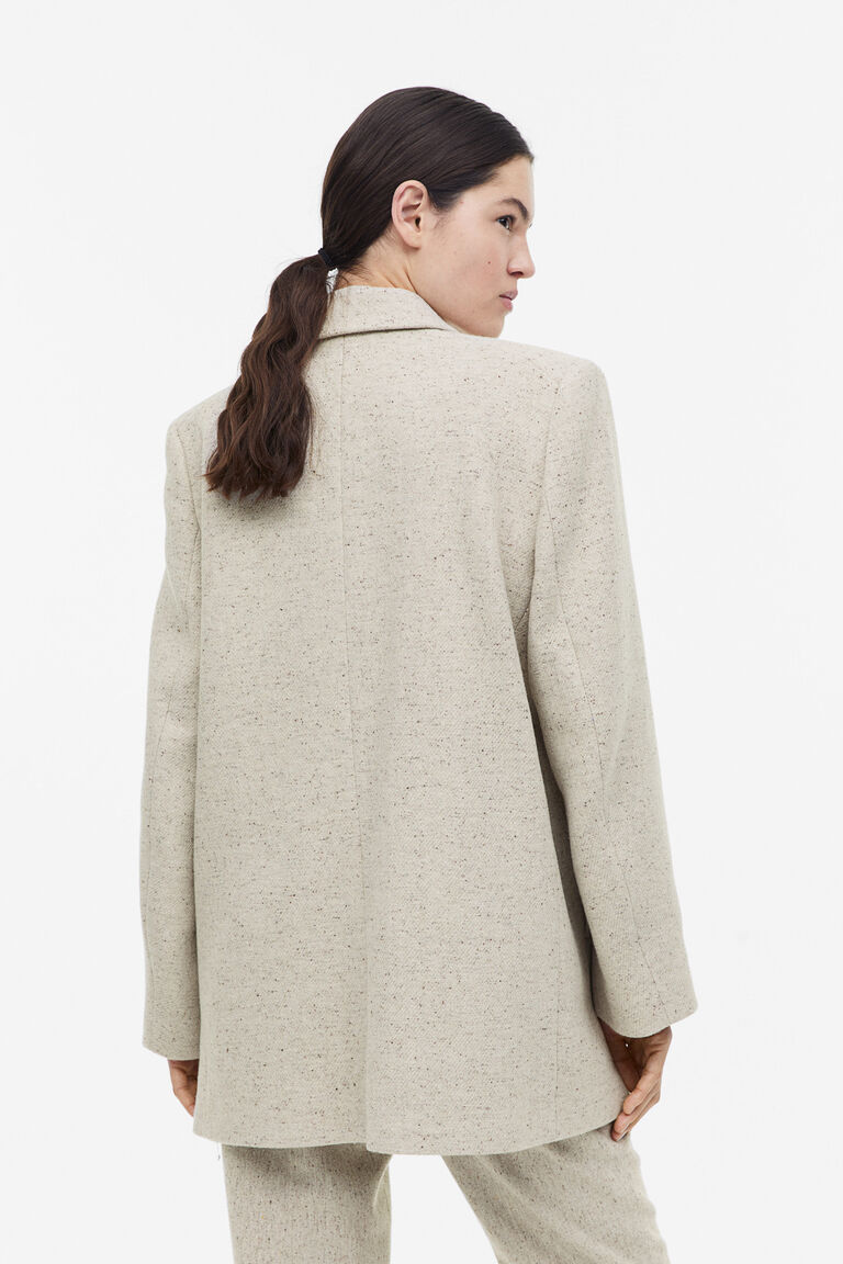 2040379 Beige Cotton Blend Jacket