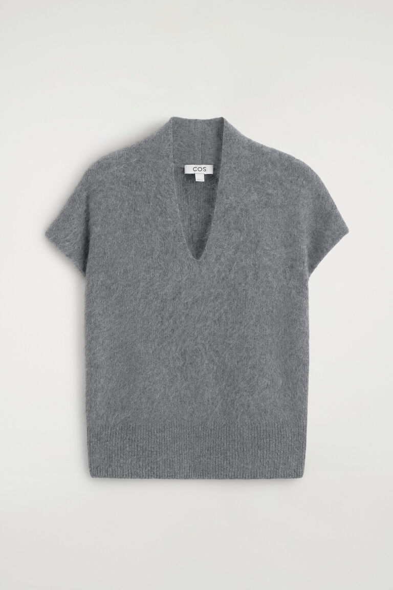 DRAPED BRUSHED MERINO WOOL TOP