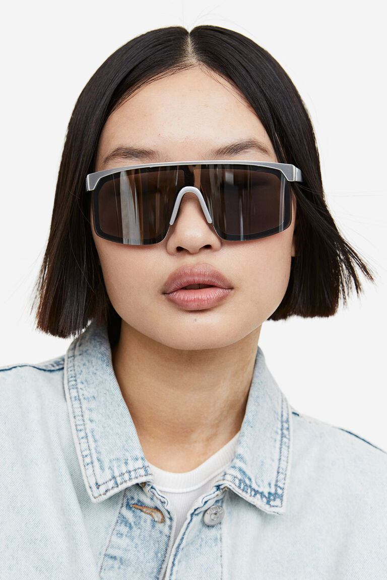 Oversized Denim Jacket Light Blue main image 0