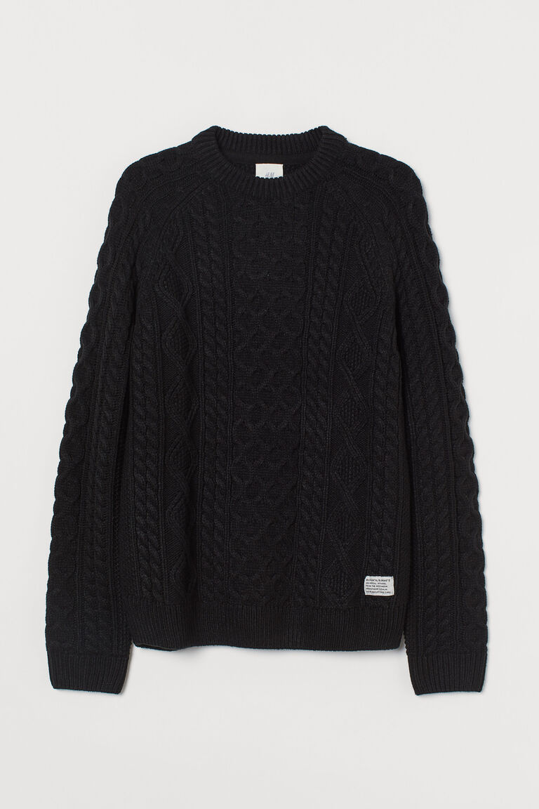 Cableknit jumper