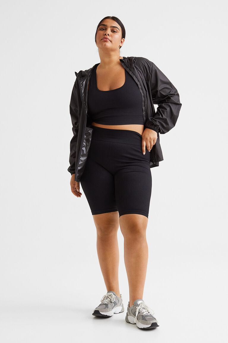 H&M+ Seamless sports cycling shorts