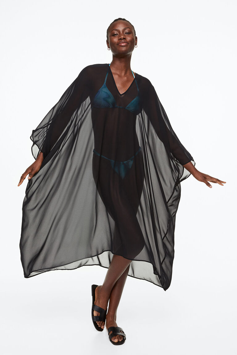 Chiffon beach kaftan