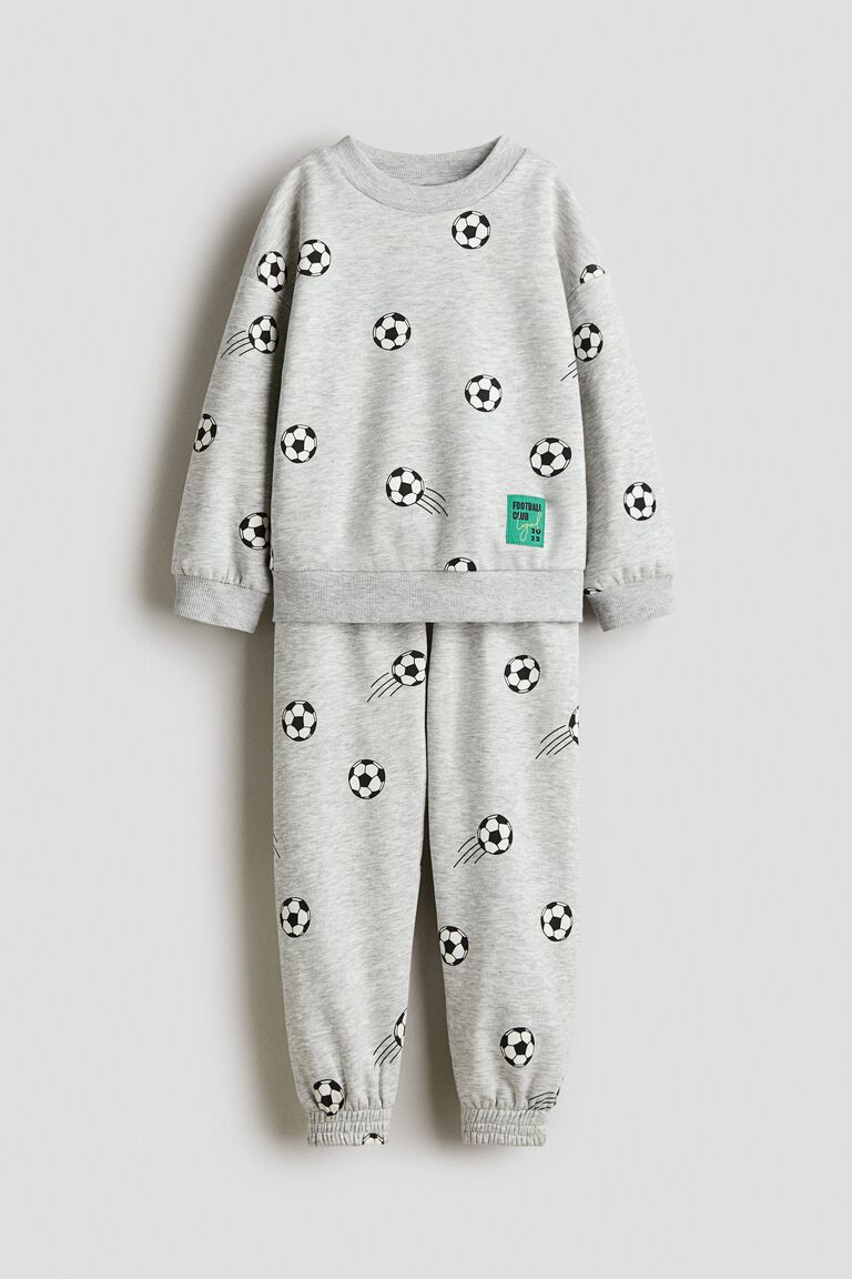 2-piece printed sweatshirt set
