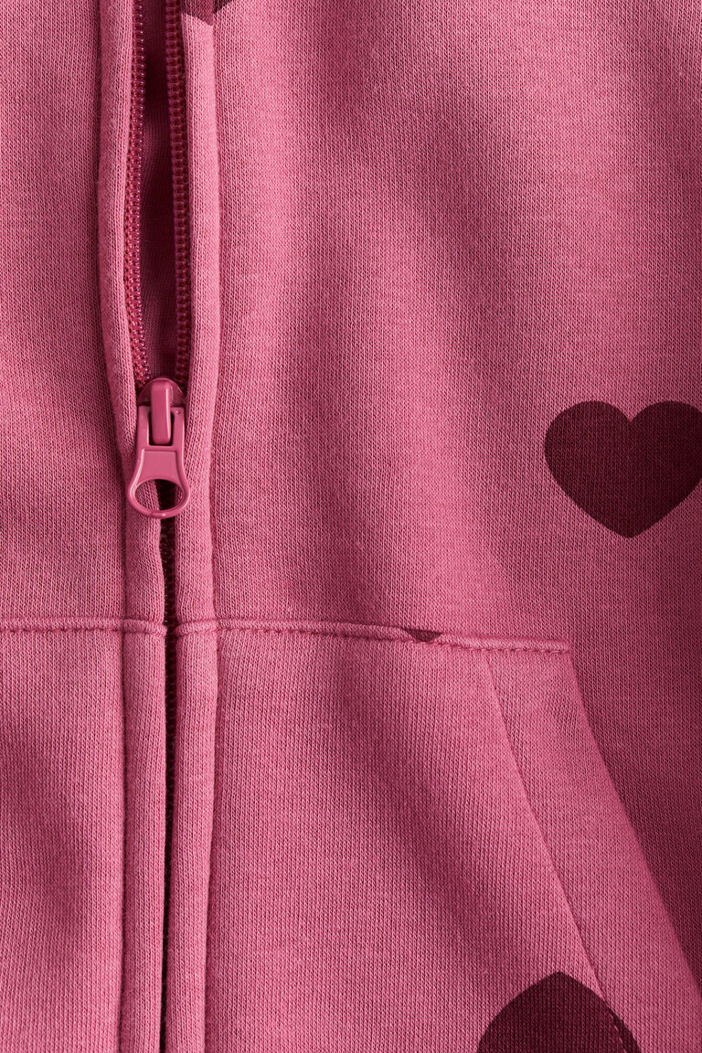 Zip-through hoodie