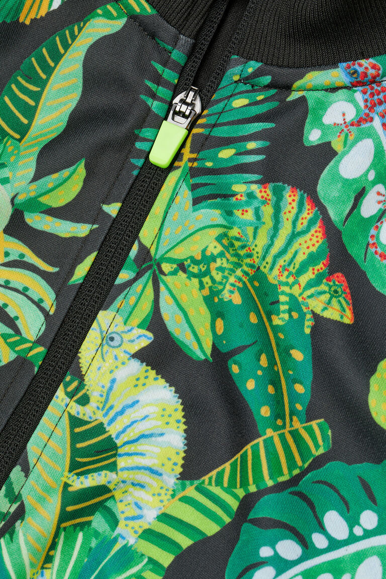 patterned bomber jacket ladies