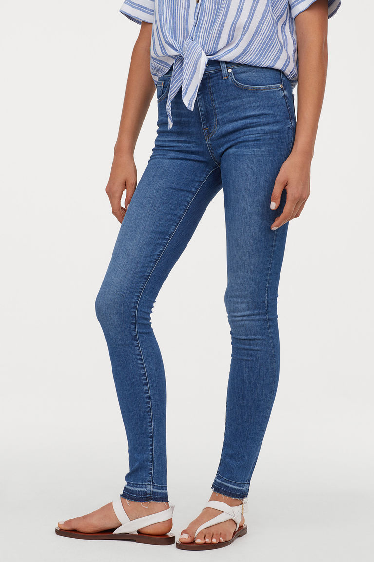 h&m shaping skinny jeans review
