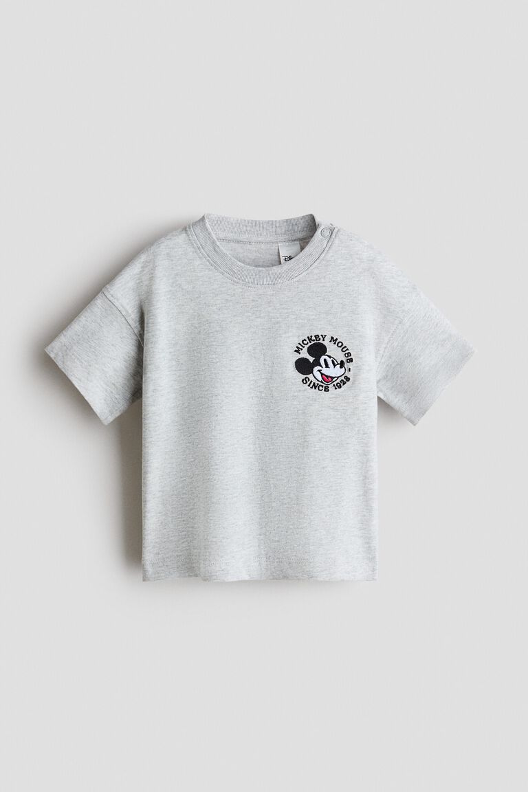 Motif-detail T-shirt