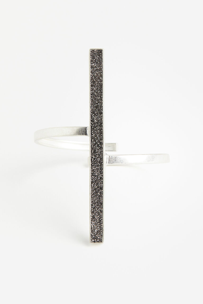 Rhinestoneembellished arm cuff