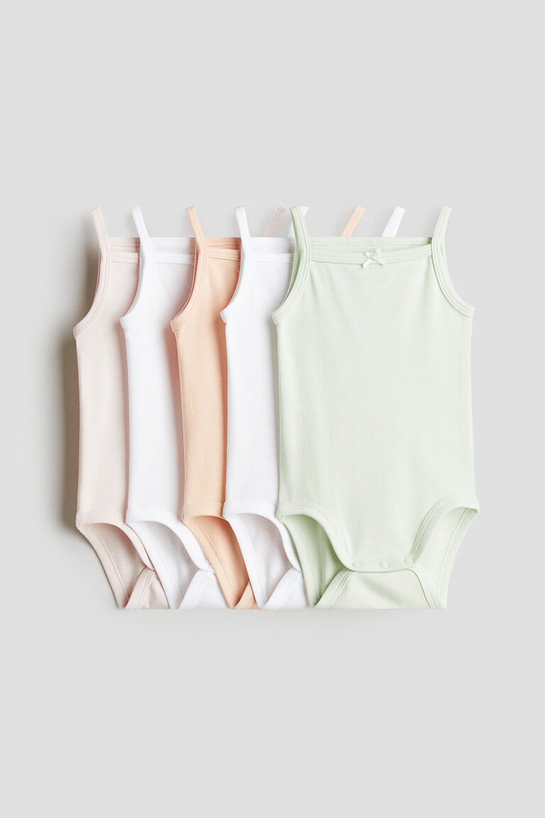 5-pack cotton bodysuits
