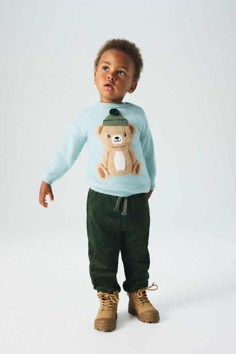 Cotton corduroy trousers
