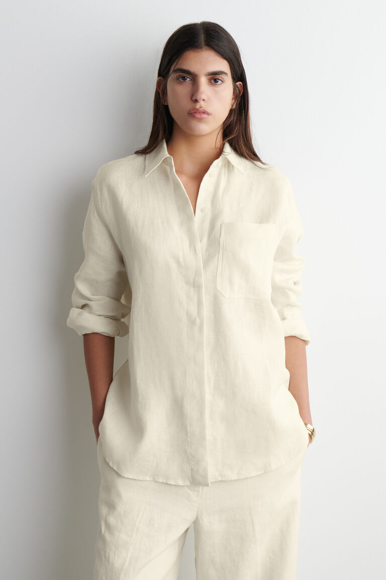 OVERSIZED LINEN SHIRT