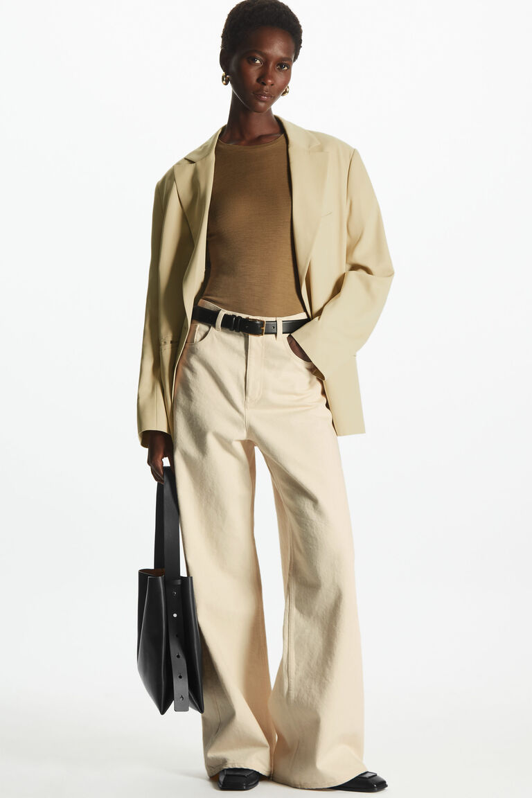 CREWNECK MERINO WOOL TOP