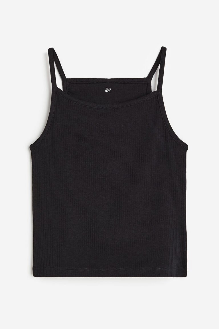 Ribbed vest top