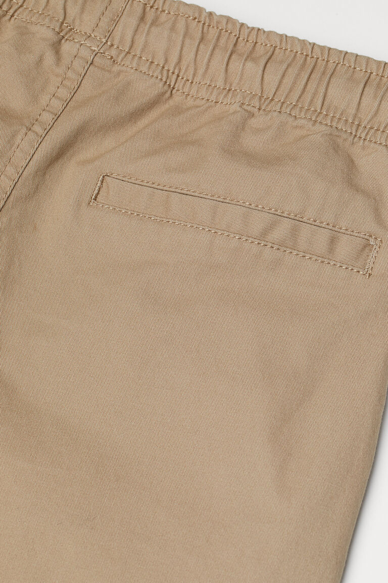 Cotton twill joggers