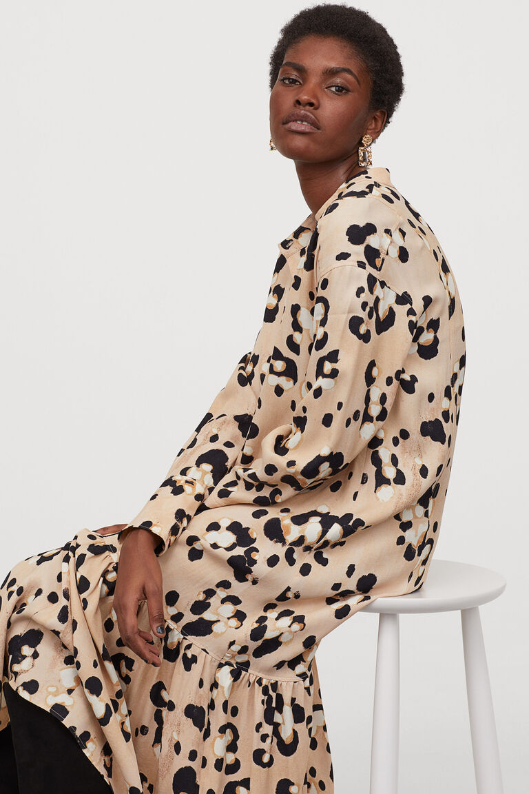 H&m long twill dress Clearance