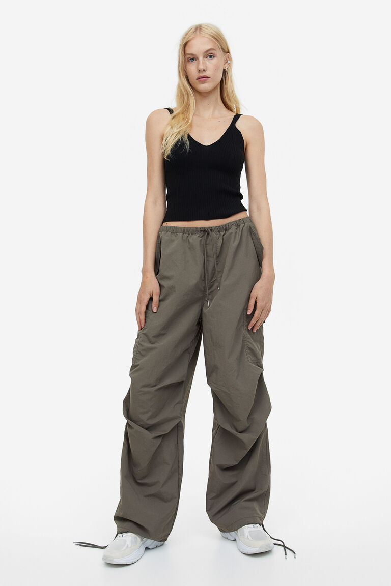 กางเกงขายาวผ้าร่มไนลอน