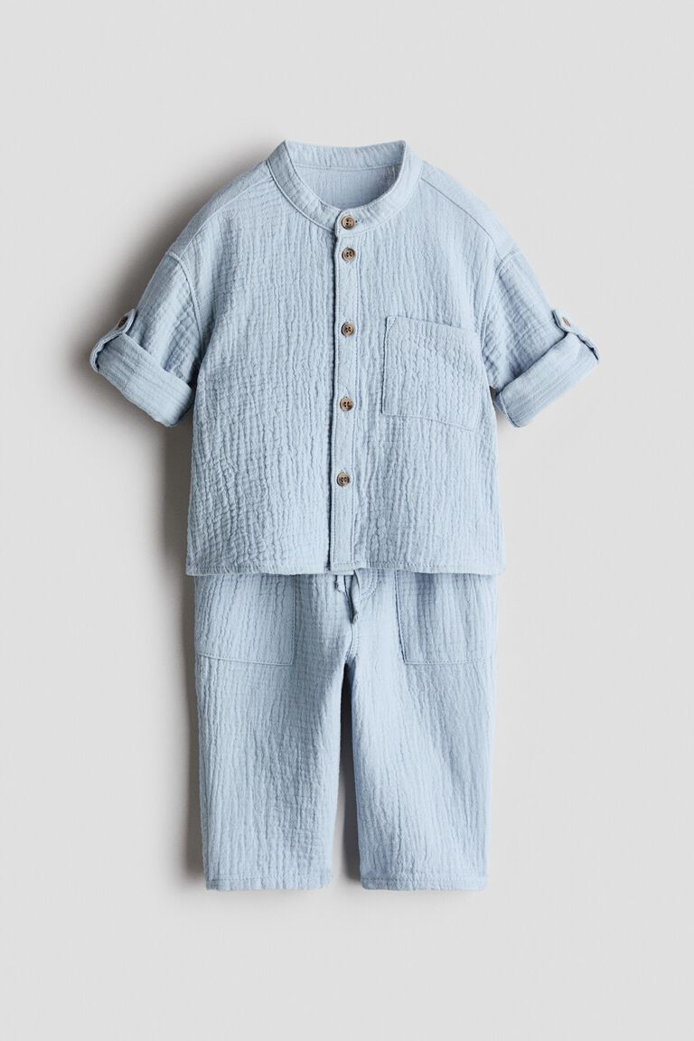 2-piece cotton muslin set