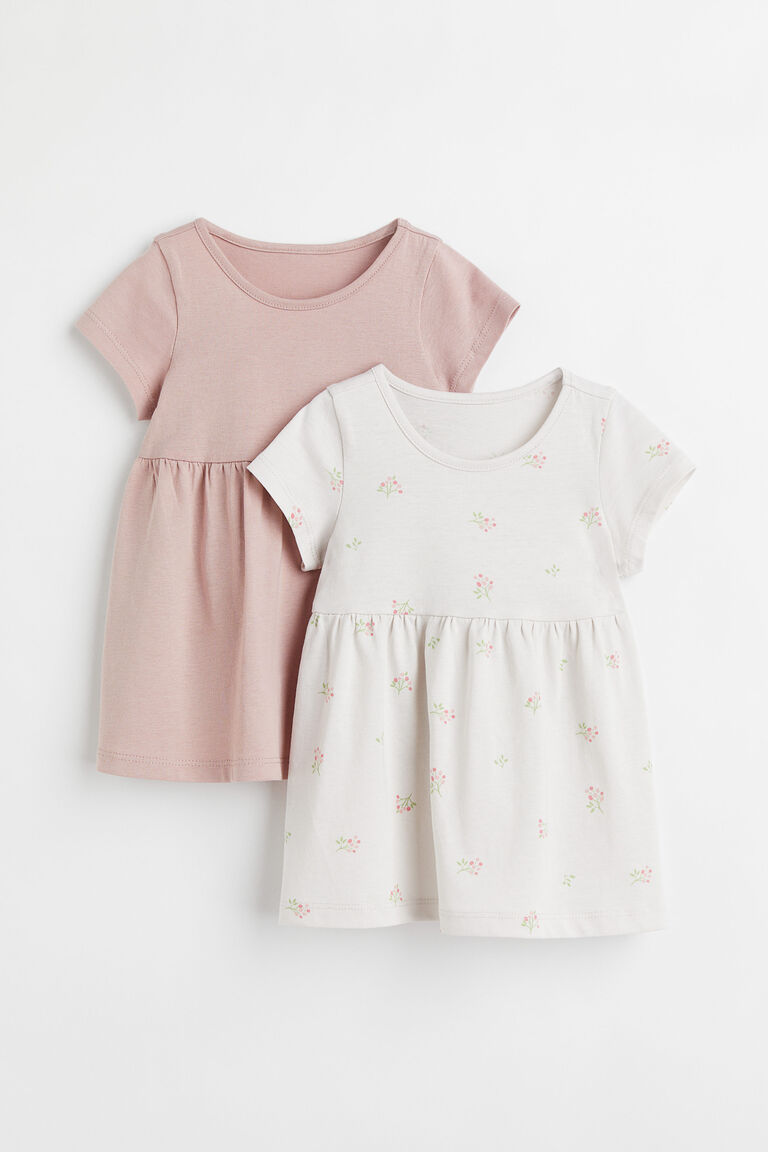 2pack cotton jersey dresses