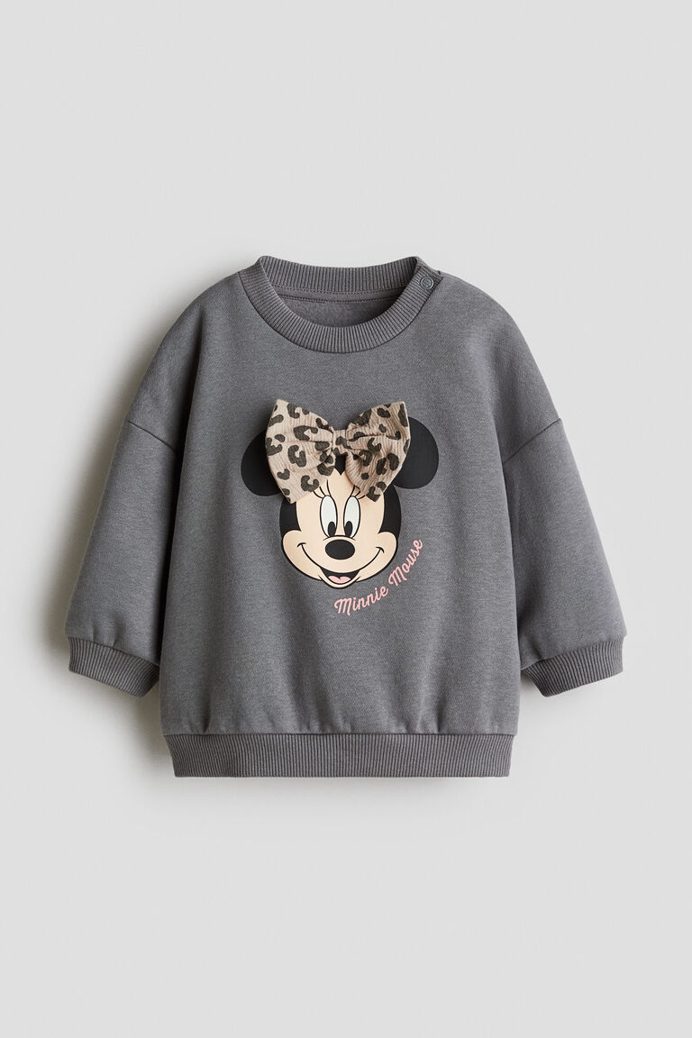 Printed brushed-inside sweatshirt
