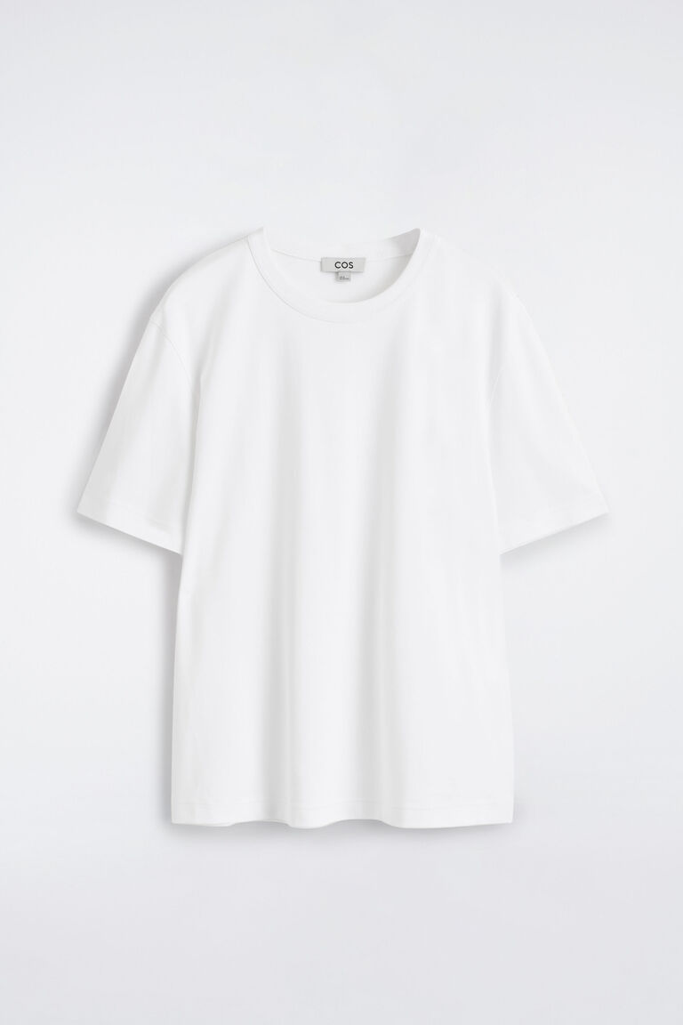 INTERLOCK COTTON CREW-NECK T-SHIRT