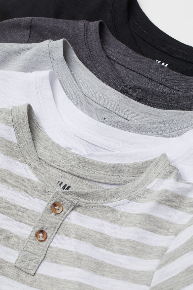5pack Henley tops