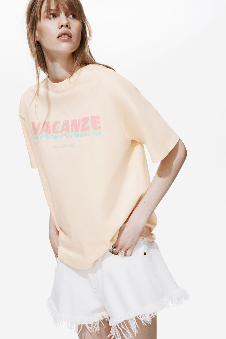希少　OVERSTAYER M-A-S MODEL8101 Oversized printed T-shirt