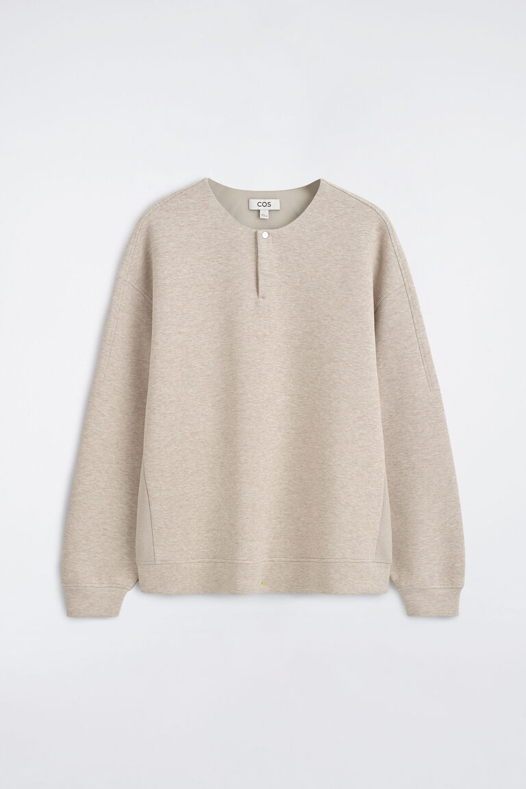 RELAXED SCUBA HENLEY TOP
