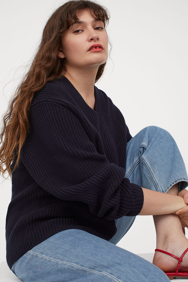 Ribknit jumper