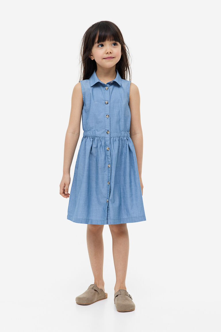 Cotton shirt dress