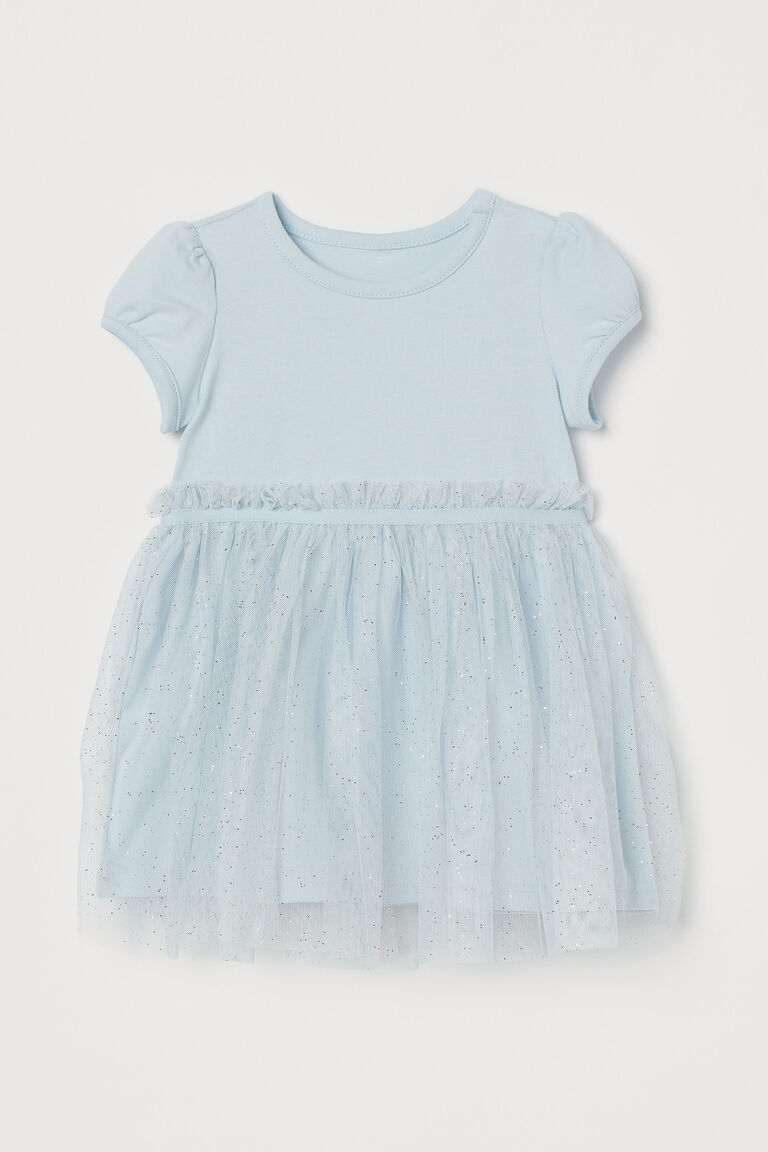 baby blue eyelet skirt