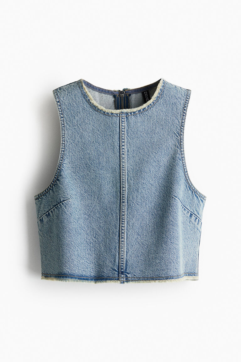トップス Knuth Marf untrimmed denim vest Knuth Marf untrimmed denim vest - メルカリ