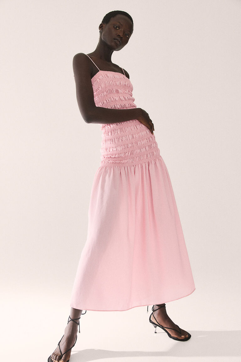 Smocked maxi dress
