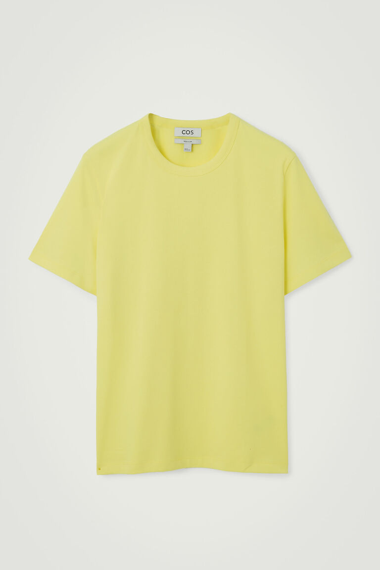 REGULAR BRUSHED-COTTON T-SHIRT