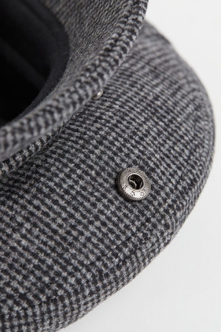 Woolblend flat cap