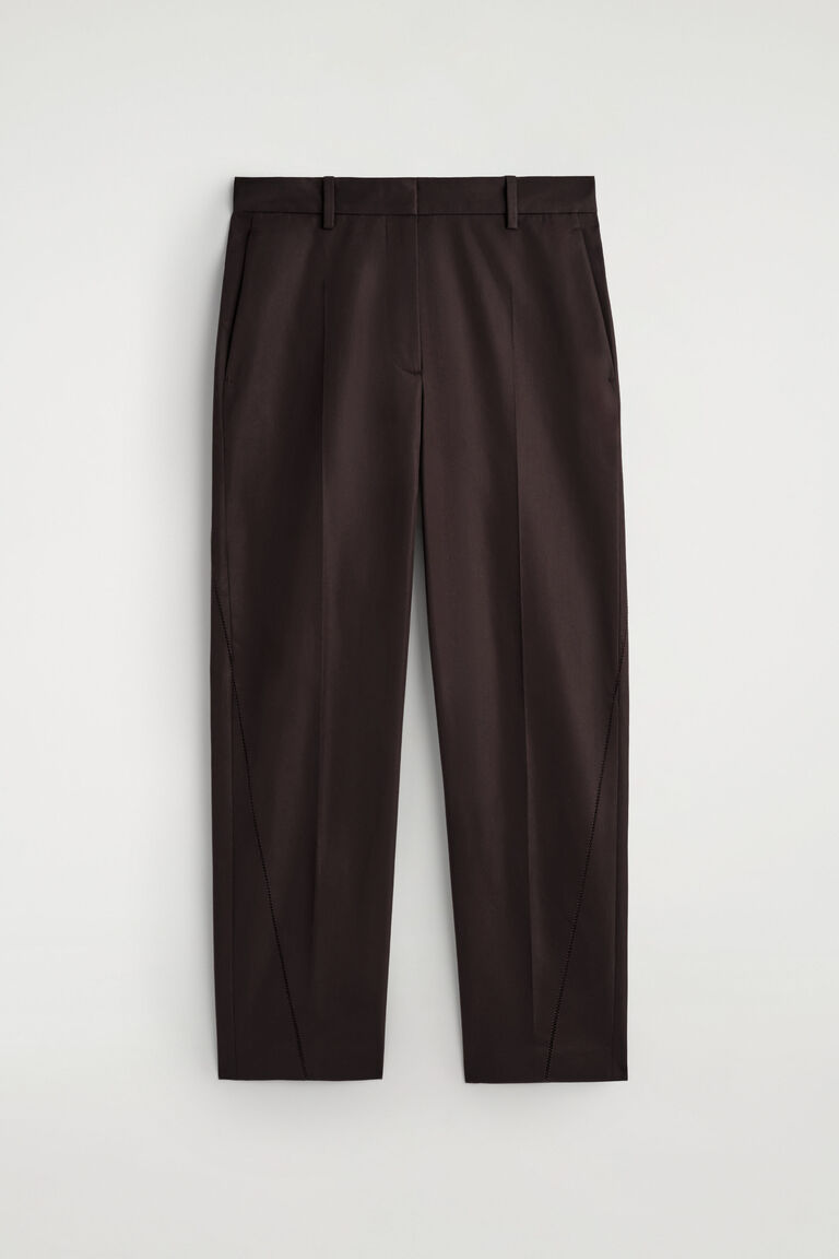 EMBROIDERED COTTON TROUSERS