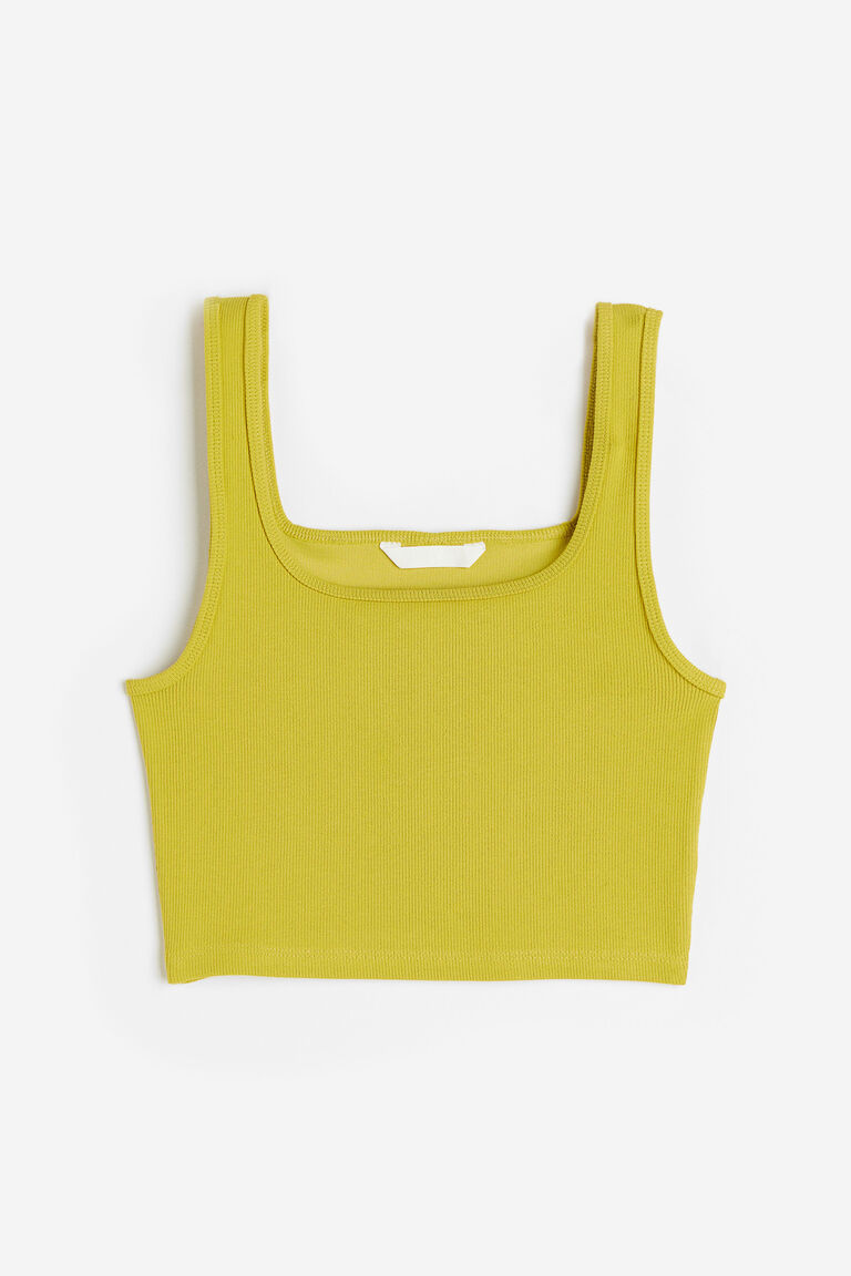Cropped vest top
