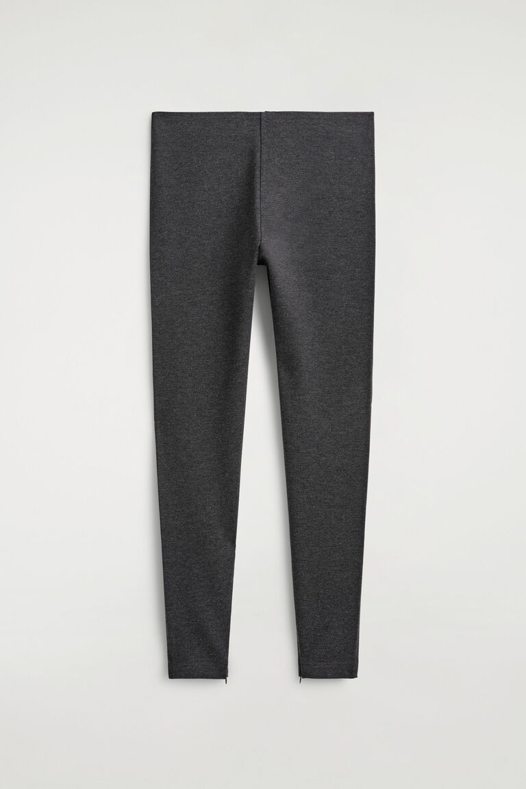 ZIPPED-CUFF LEGGINGS