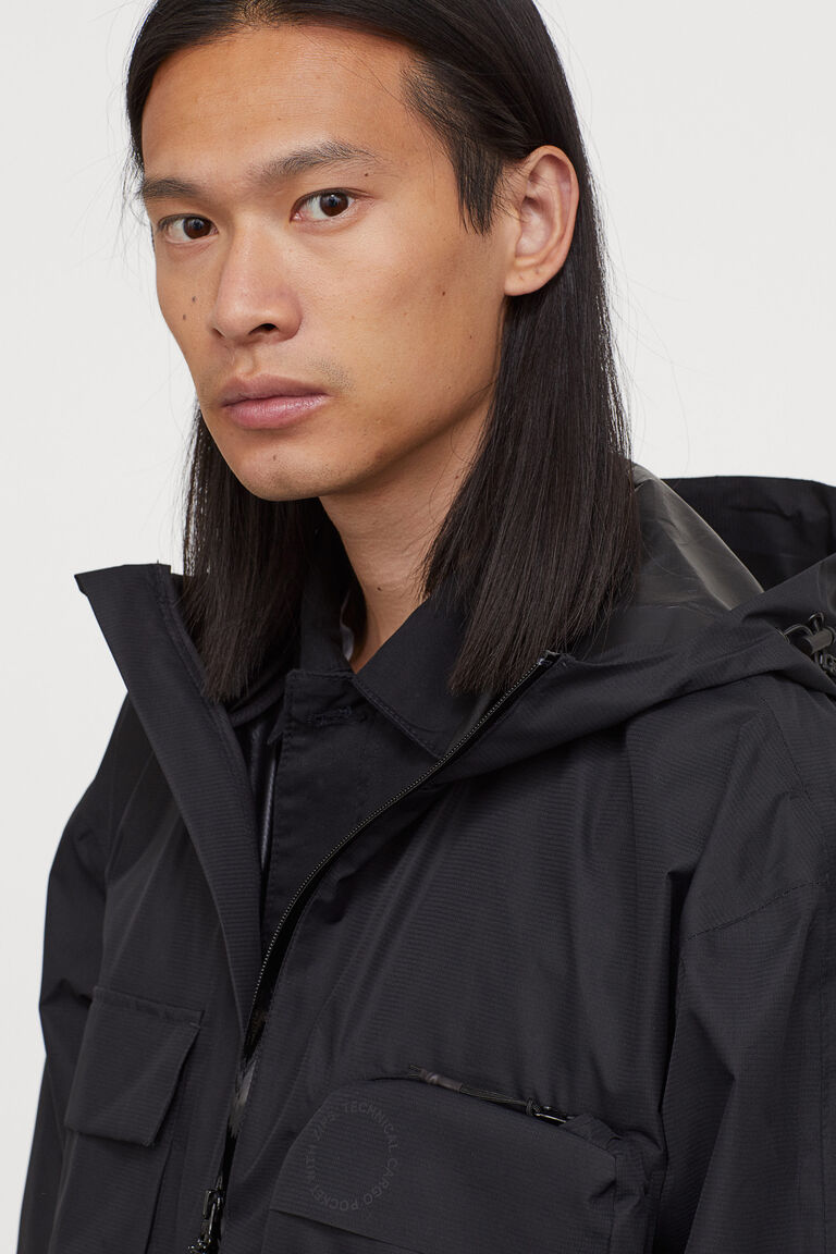 Waterrepellent shell jacket